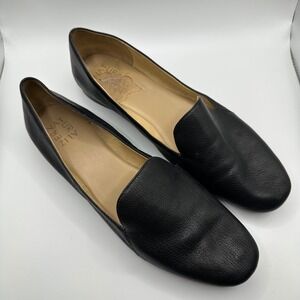 Naturalizer Emiline Black Leather Slip On Loafers Comfort‎ Ballet Flats 11M